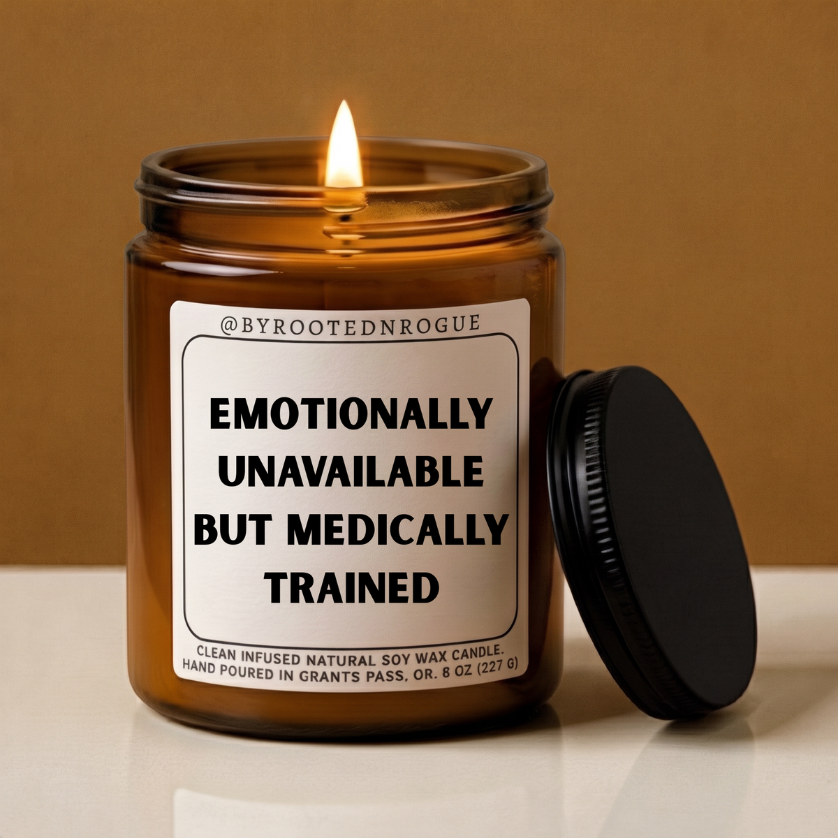 "Emotionally Unavailable But Medically Trained" Candle