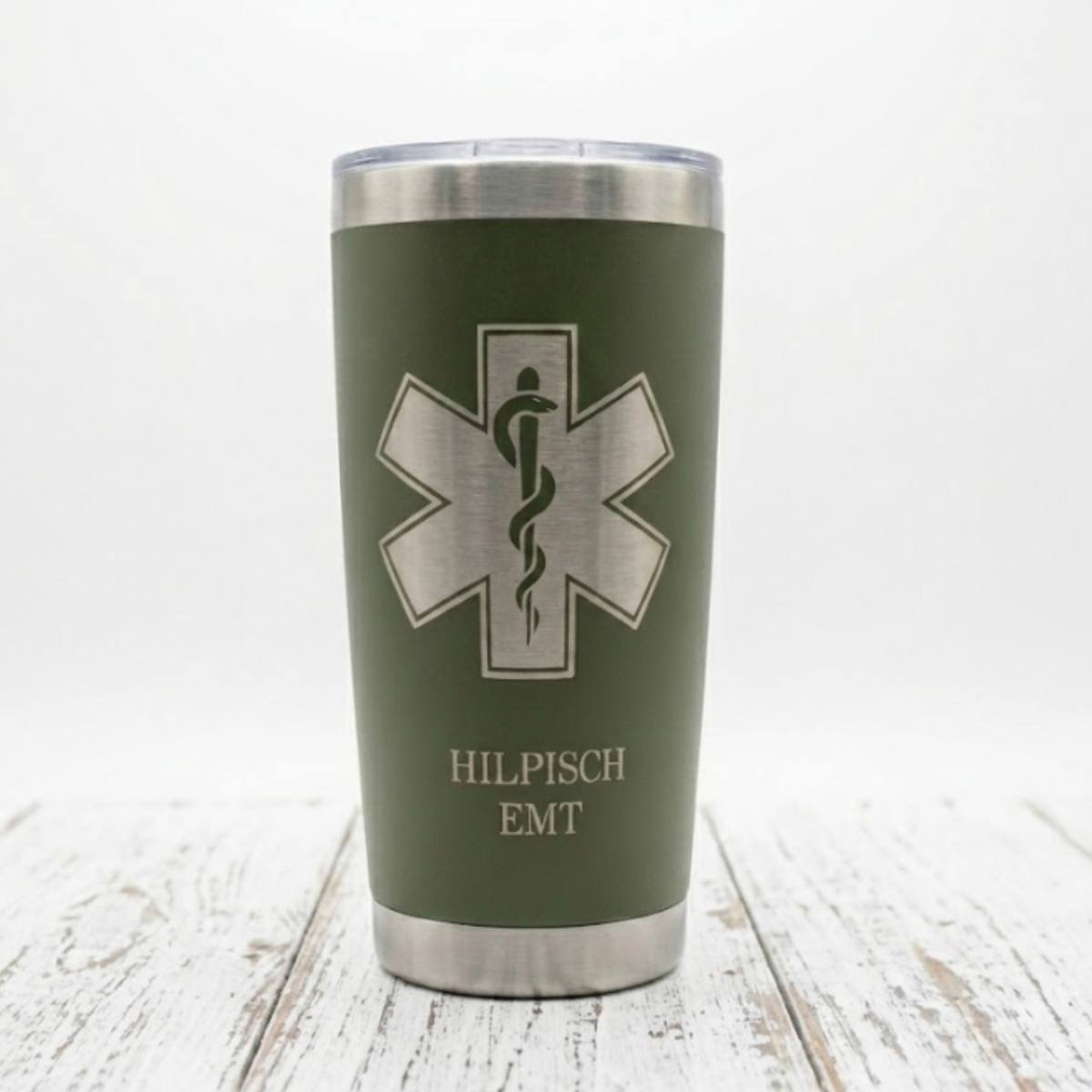 Star Of Life Personalized Engraved Tumbler