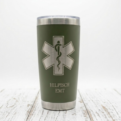 Star Of Life Personalized Engraved Tumbler