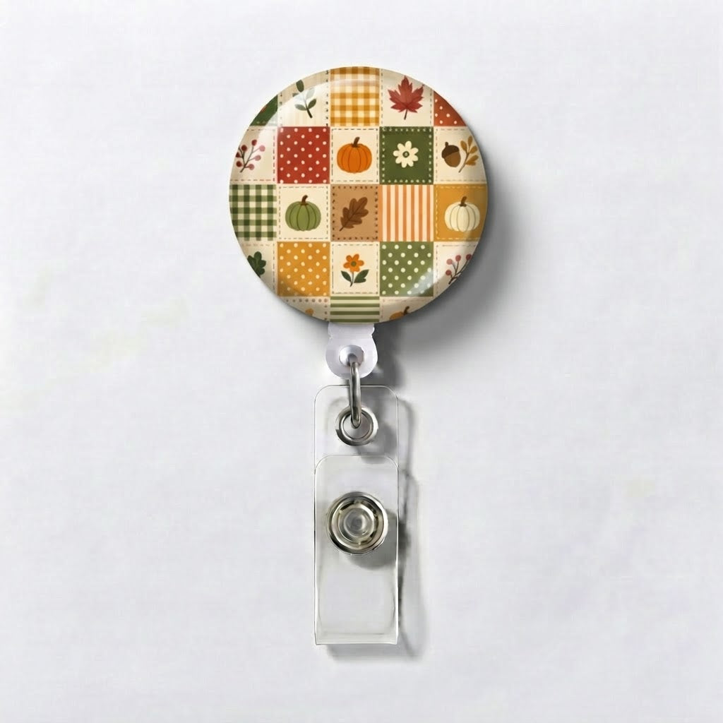 Fall Quilt Badge Reel