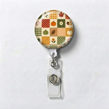 Fall Quilt Badge Reel