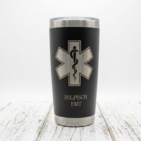 Star Of Life Personalized Engraved Tumbler