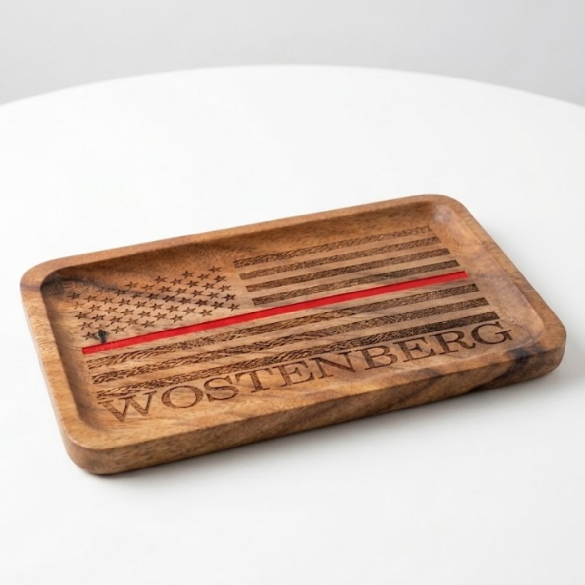 Red Line Wood Catch All Tray