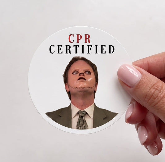 CPR Certified Sticker