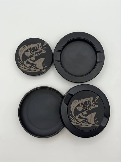 Bass Fishing Engraved Nicotine Tin